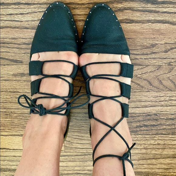 Freda Salvador Shoes - Freda Salvador lace up flats